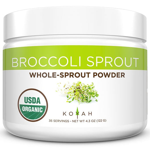 KOYAH Organic Broccoli Sprout Powder Front View