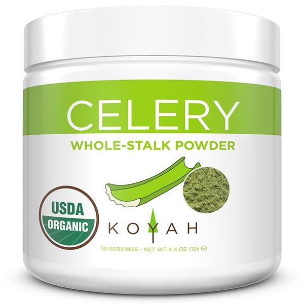 KOYAH Organic Celery Powder Front View