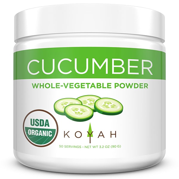KOYAH Organic Cucumber Powder Front View