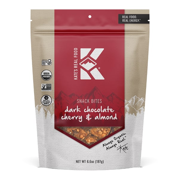 Kate's Real Food Dark Chocolate Cherry Almond Snack Bites Front View