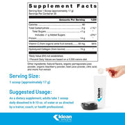 Klean Collagen+C™ Supplement Facts