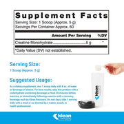 Klean Creatine™ Supplement Facts