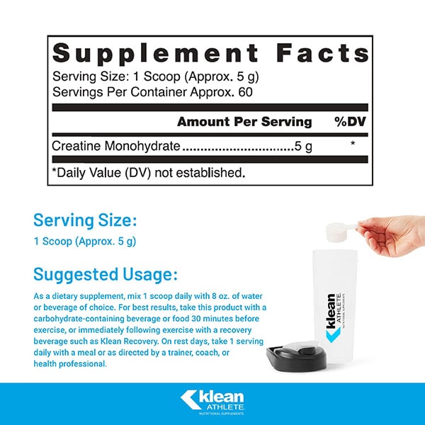 Klean Creatine™ Supplement Facts