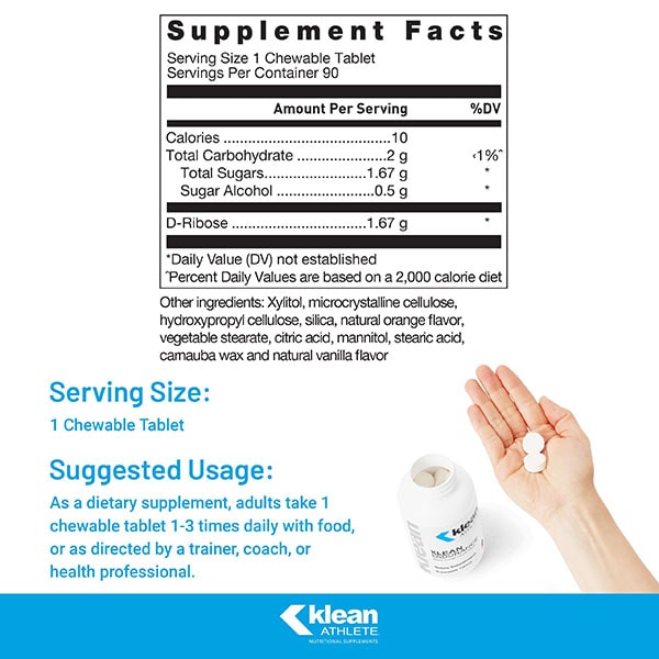 Klean Endurance™ Supplement Facts