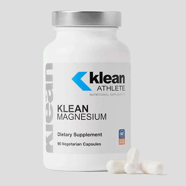 Klean Magnesium Front View With Capsules