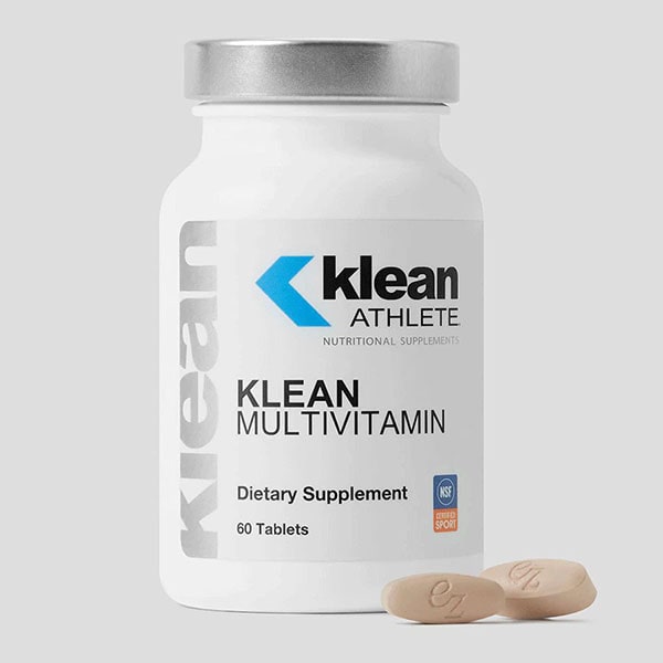 Klean Multivitamin™ Front View With Tablet