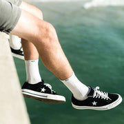 Lasso Performance Compression Socks - White Crew Details 4