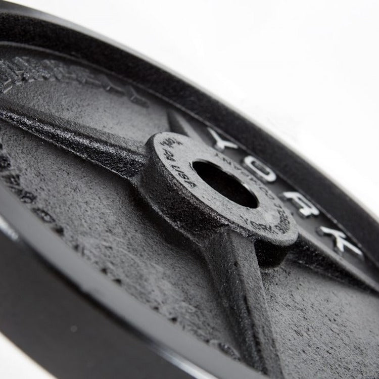 York Barbell 2" Legacy Cast Iron Precision Milled Olympic Plates
