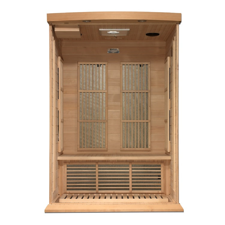 Maxxus 2-Person Near Zero EMF FAR Infrared Sauna (Canadian Hemlock)