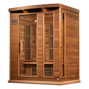 Maxxus 3-Person Near Zero EMF FAR Infrared Sauna (Canadian Red Cedar)