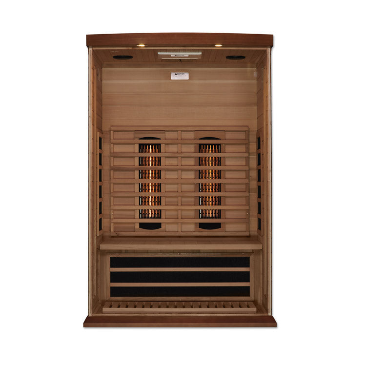 Maxxus 2-Person Full Spectrum Near Zero EMF FAR Infrared Sauna (Canadian Red Cedar)