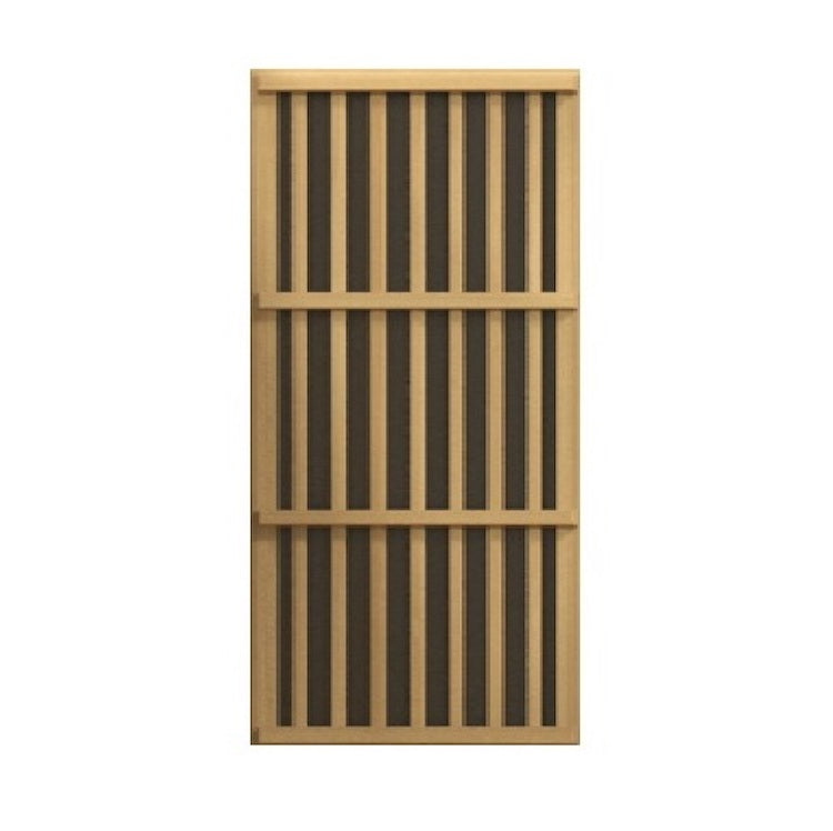Maxxus 4-Person Corner Near Zero EMF FAR Infrared Sauna (Canadian Red Cedar)