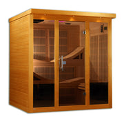 Dynamic Monaco 6-person Ultra Low EMF FAR Infrared Sauna (Canadian Hemlock)