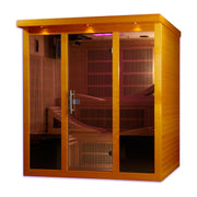Dynamic Monaco 6-person Ultra Low EMF FAR Infrared Sauna (Canadian Hemlock)