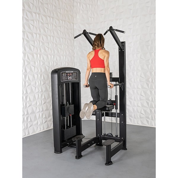 Muscle D Fitness Assisted Chin Dip Excercise 1