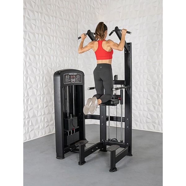 Muscle D Fitness Assisted Chin Dip Excercise 6