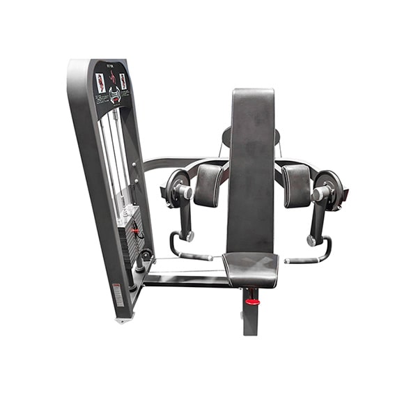 Muscle D Fitness Bicep Curl Machine Front Side View