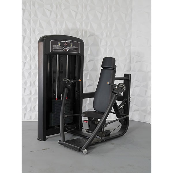 Muscle D Fitness Chest Press 3D View Black