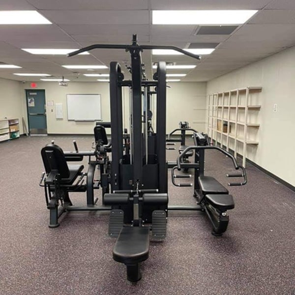 Muscle D Fitness Compact 8 Stack Multi Gym MDM-8SCB Front View