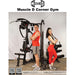 Muscle D Fitness Corner Multigym MDM-2CM Front View With Models