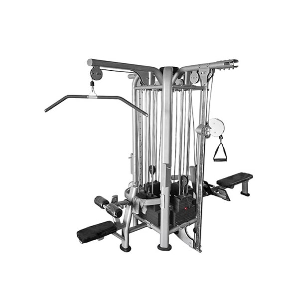 Muscle D Fitness Deluxe 4 Stack Jungle Gym Version B MDM-4SB 3D View