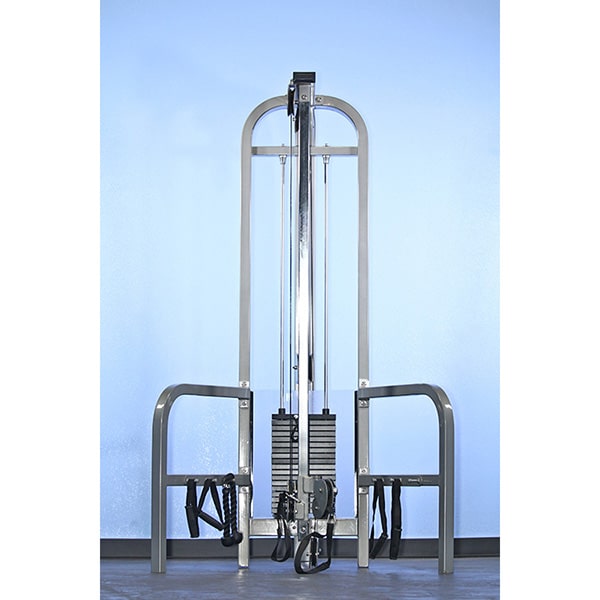 Muscle D Fitness Dual Function Line HiLow Pulley Combo Machine MDD-1010 Front View