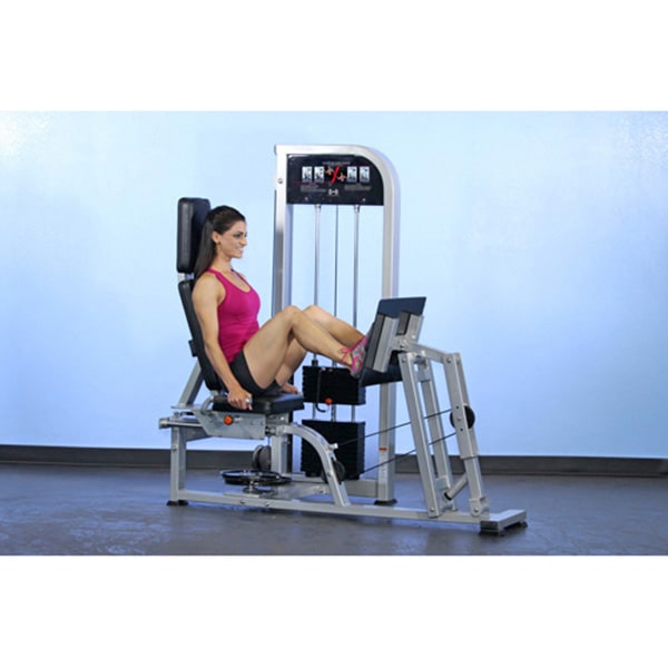 Muscle D Fitness Dual Function Line Leg PressCalf Raise Combo Machine MDD-1009 3D View