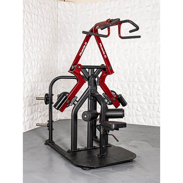 Muscle D Fitness Elite Leverage II Rotary Lat Pulldown (LRLP) Front View