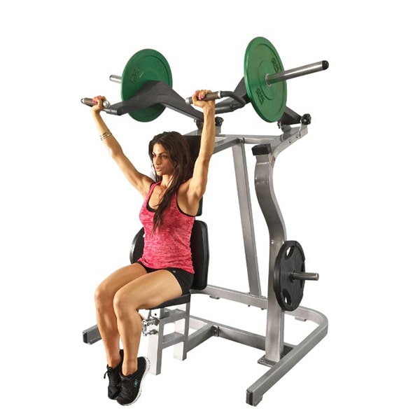 Muscle D Fitness Iso-Lateral Shoulder Press 3D View
