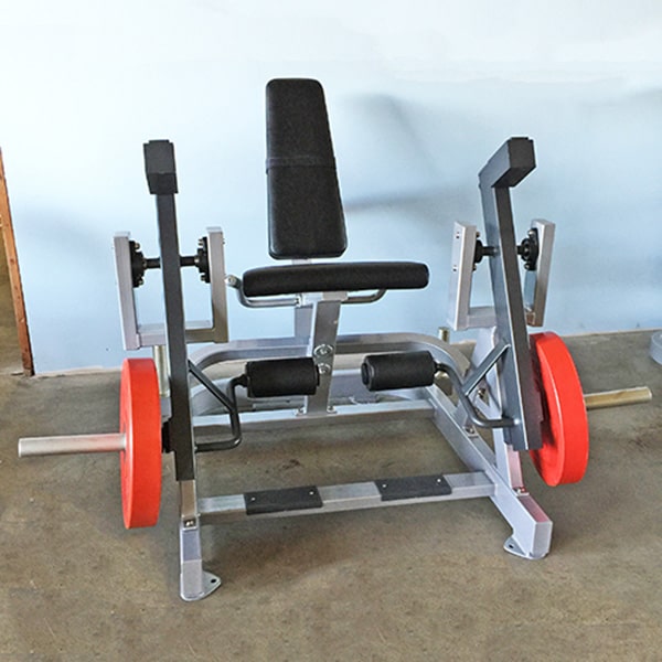 Muscle D Fitness Iso Lateral Leg Extension Front View