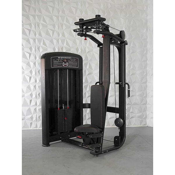 Muscle D Fitness Pec DeckRear Delt 3D View Black