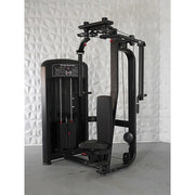 Muscle D Fitness Pec DeckRear Delt Front View Black