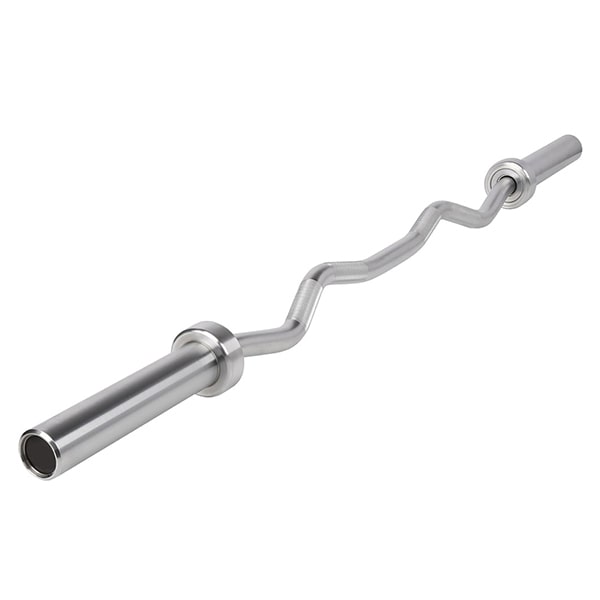 Muscle D Fitness Pro Hard Chromed Curl Bar 3D View