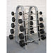 Muscle D Fitness Pro Utethane Barbell Set 20 to 110 3D View