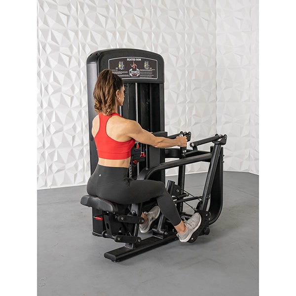 Muscle D Fitness Seated Row Excercise 1
