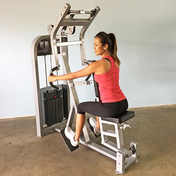Muscle D Fitness Seated Row Machine Excercise 1