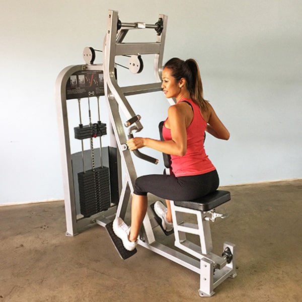Muscle D Fitness Seated Row Machine Excercise 4