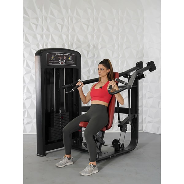 Muscle D Fitness Shoulder Press Excercise 1
