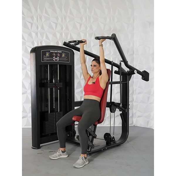 Muscle D Fitness Shoulder Press Excercise 2
