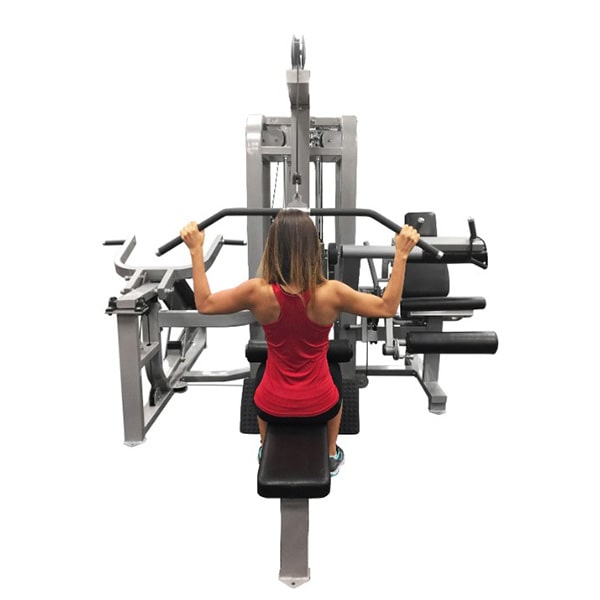Muscle D Fitness The Compact – 4 Stack Multi Gym MDM-4SC Excercise 8