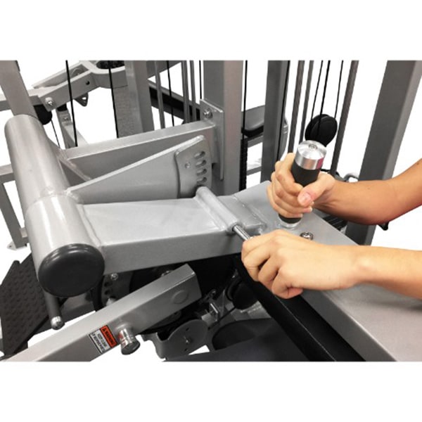 Muscle D Fitness The Compact – 4 Stack Multi Gym MDM-4SC Top Close