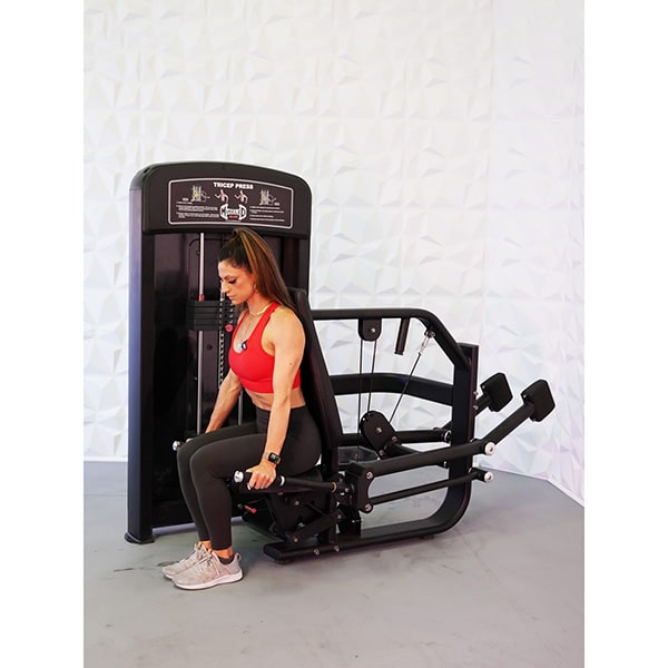Muscle D Fitness Tricep Press Excercise 2