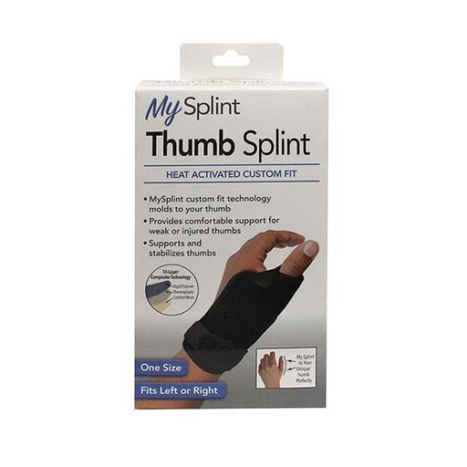 MySplint Custom Fit Thumb Brace Package