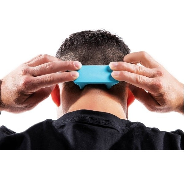 Pro-Mini Muscle Release and Self-Massage Tool being used on back of head