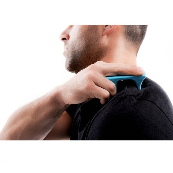 Pro-Mini Muscle Release and Self-Massage Tool being used on shoulder