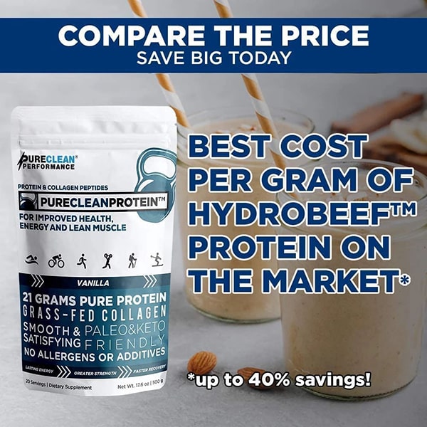 PureClean Performance PureClean PROTEIN™ Cost Comparison