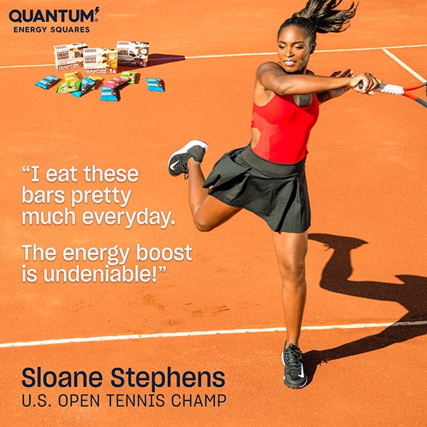 Quantum Energy Squares Caffe Mocha Almond Chip Tennis Champ