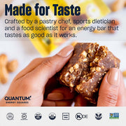 Quantum Energy Squares Dark Chocolate Pink Himalayan Salt Made For Taste