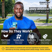 Quantum Energy Squares Peanut Butter Dark Chocolate Features