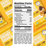 Quantum Energy Squares Peanut Butter Dark Chocolate Nutrition Facts